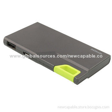 3,000mAh slim and neon color power bank